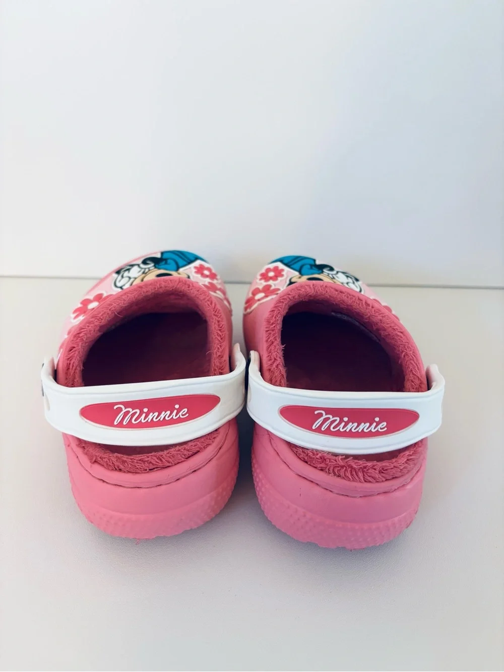 CROCS Pink Minnie Mouse Floral Kids Clogs